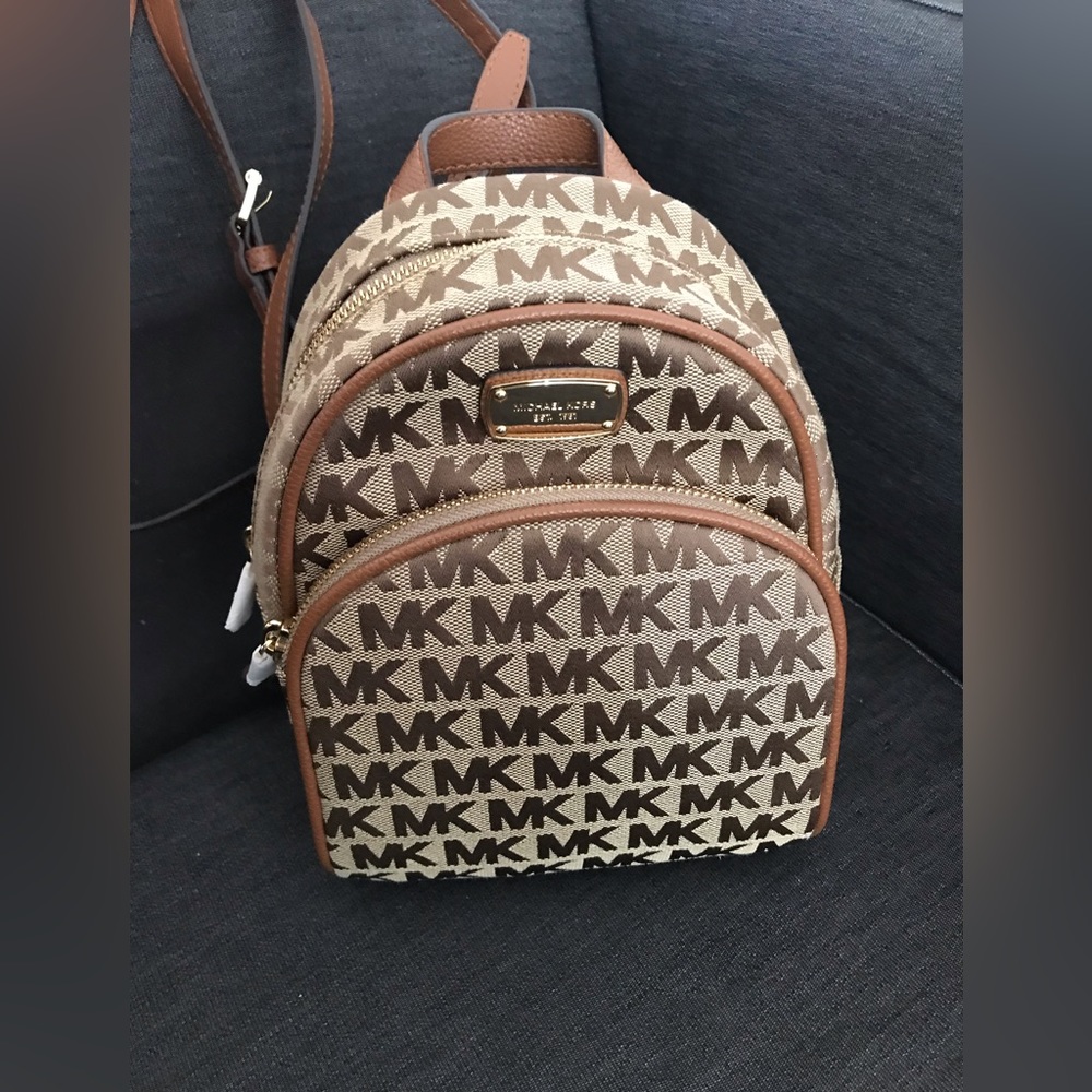 Michael Kors Signature Canvas XS Mini Abbey Backpack